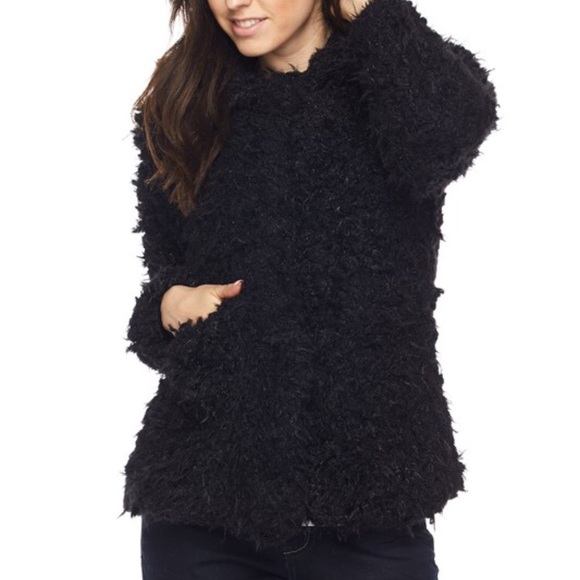❗️Last one ❗️NWT Faux Fur Black Jacket - Picture 5 of 5